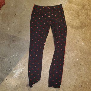 Disney D-Signed Minnie Mouse Heart Leggings Girls Large 14-16